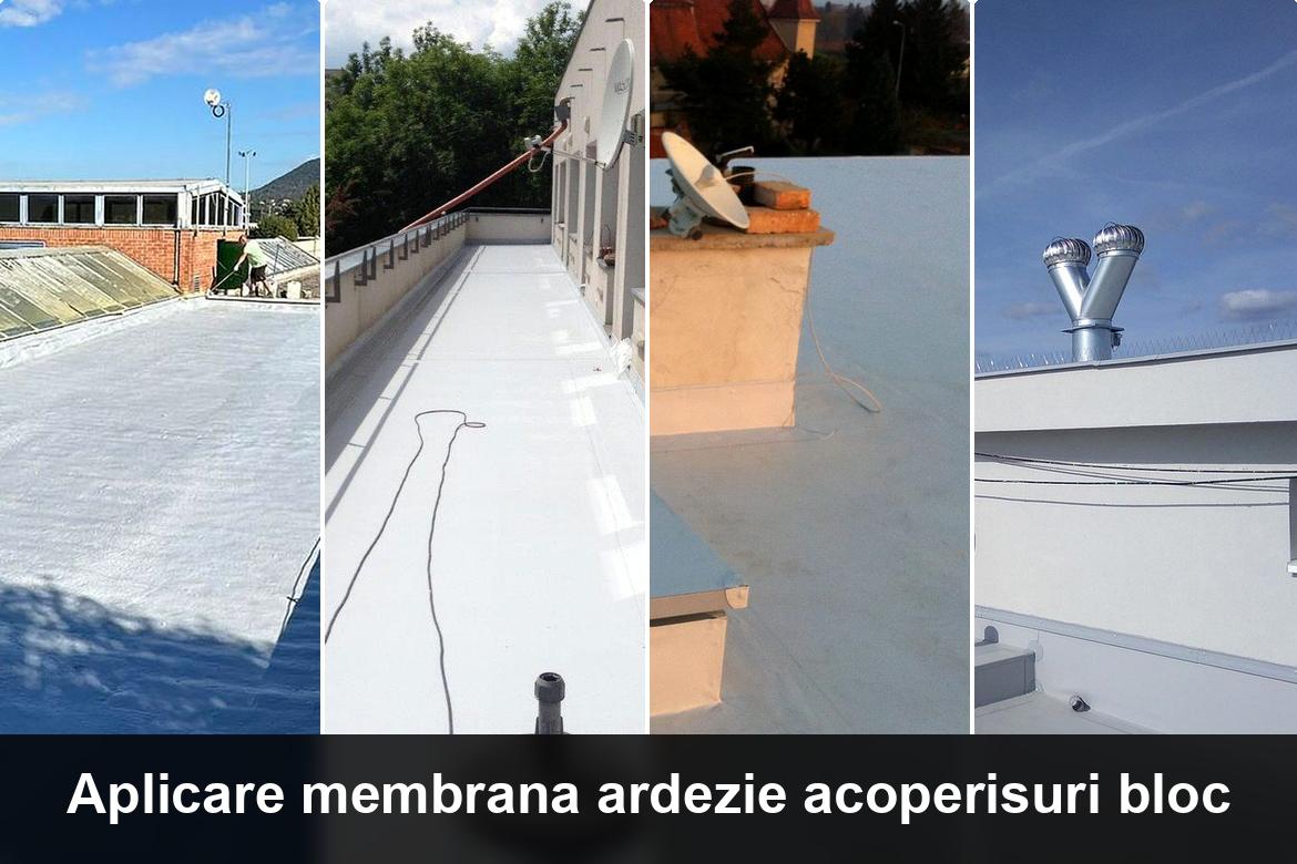 hidroizolatie terasa cu membrana bituminoasa