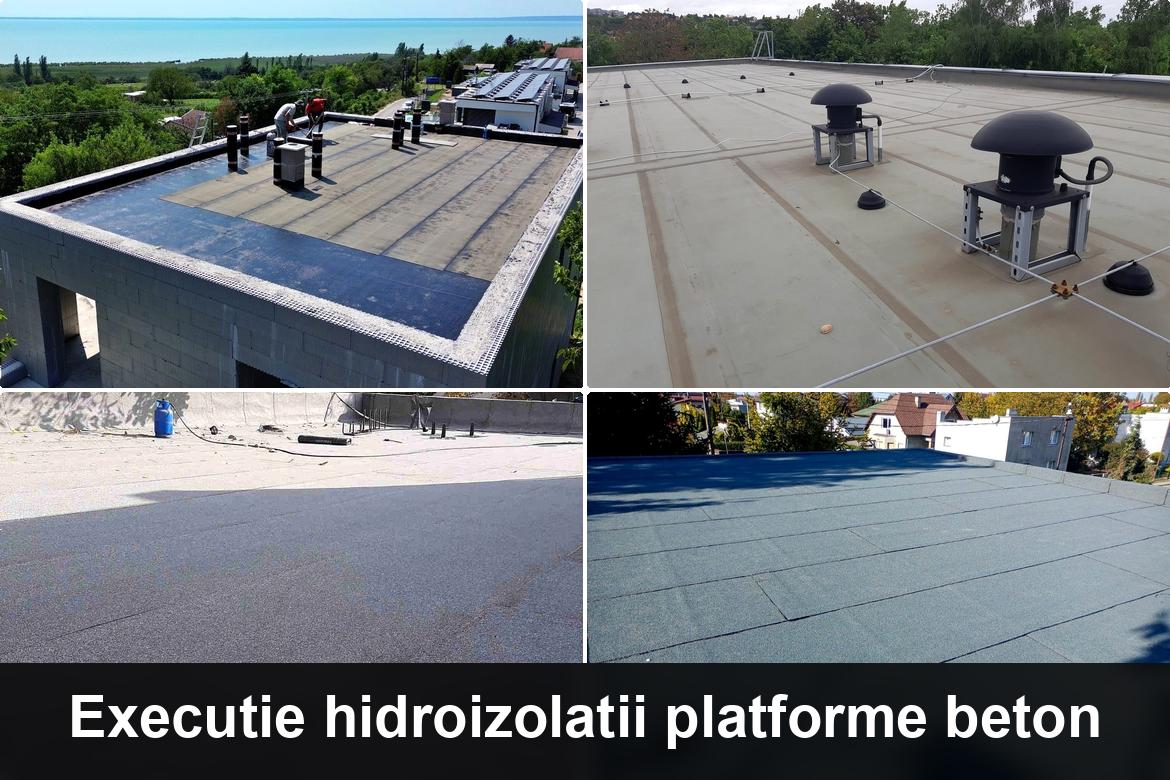 lucrare hidroizolatie terasa finalizata
