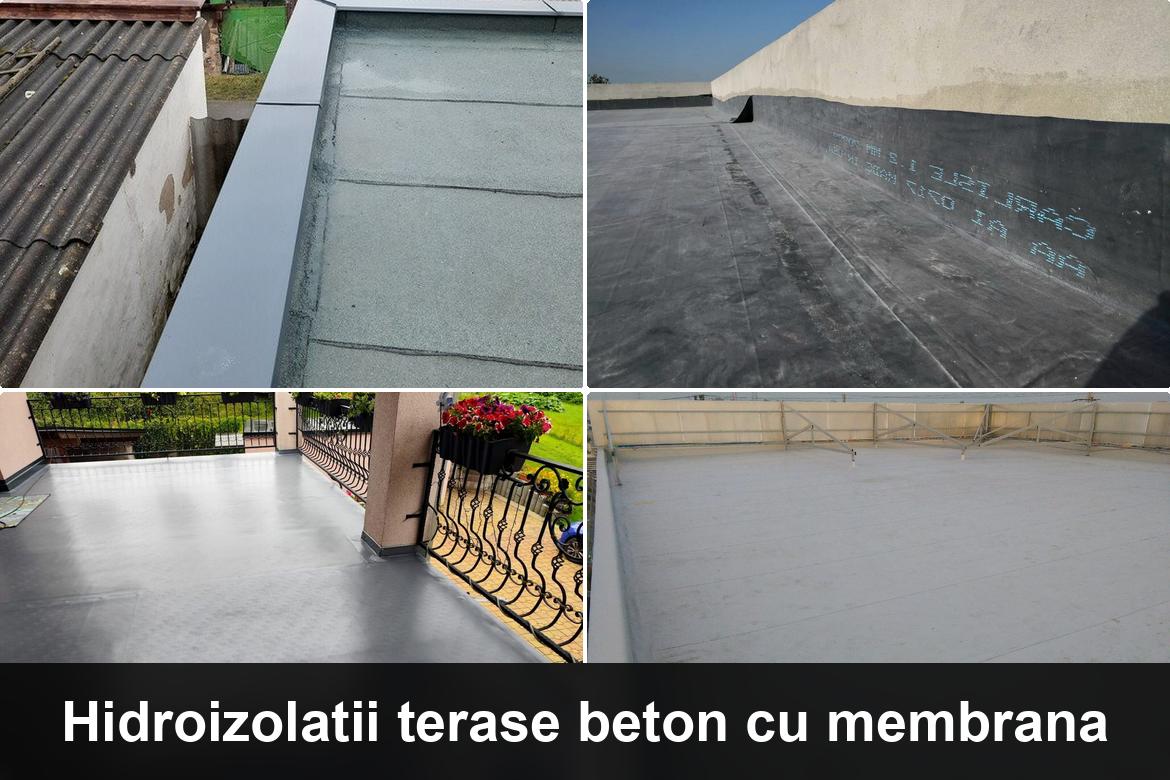 hidroizolatii terase slobozia bradului