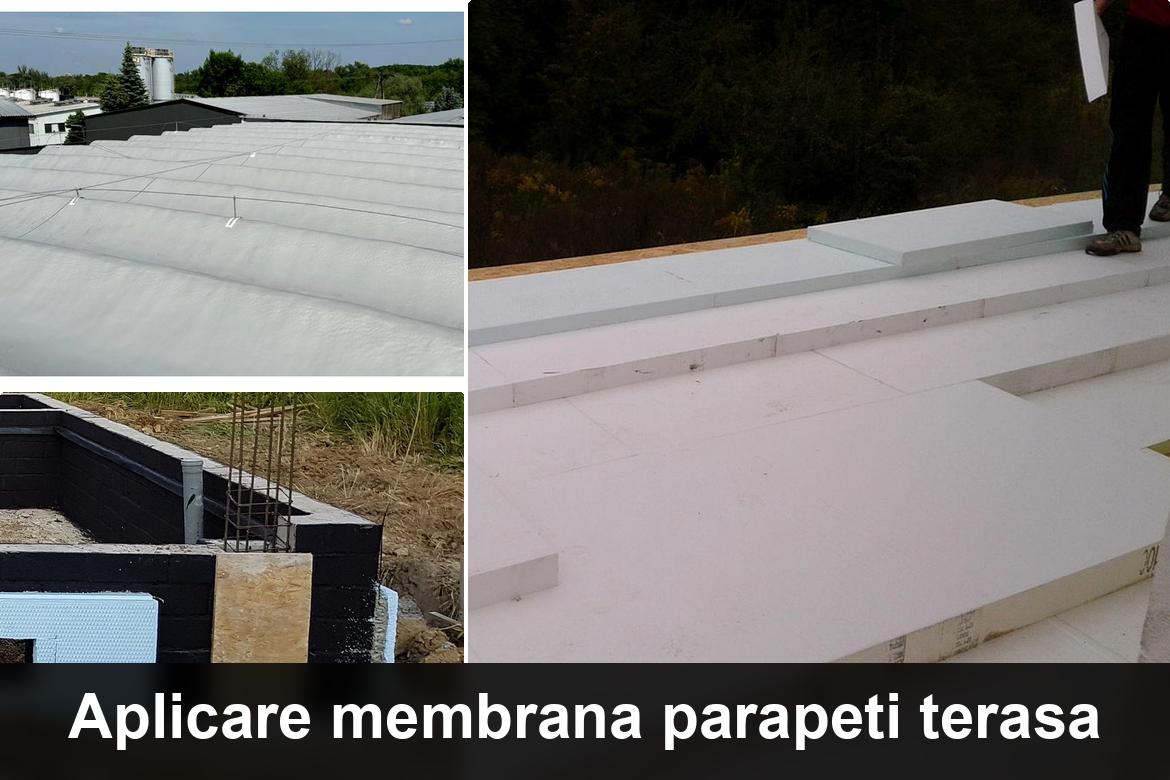 hidroizolatie terasa cu membrana bituminoasa