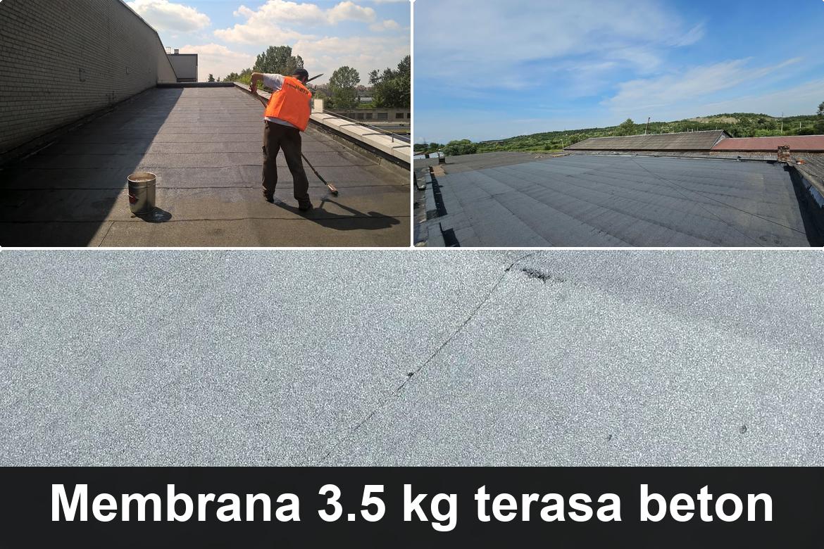 hidroizolatie terasa cu membrana bituminoasa