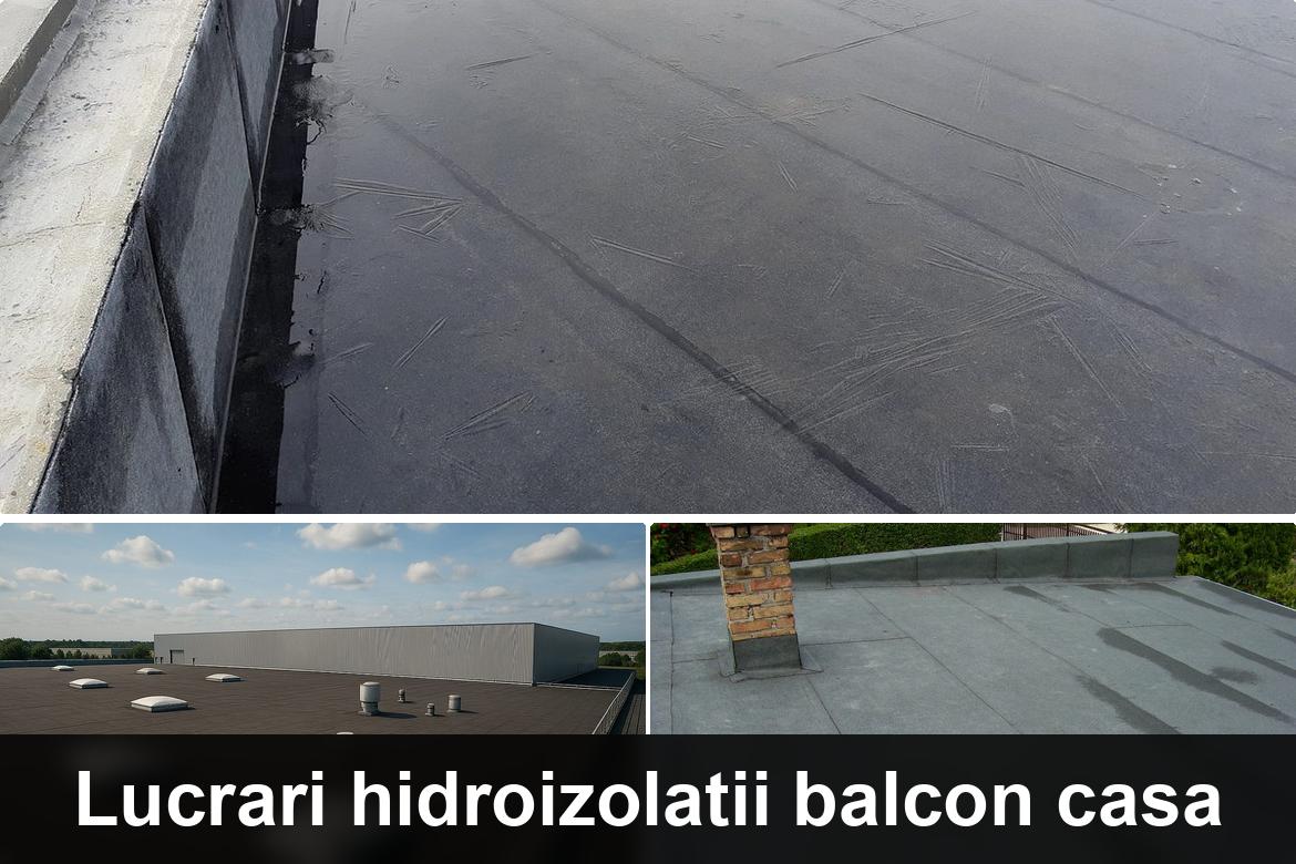 hidroizolatie terasa cu membrana bituminoasa
