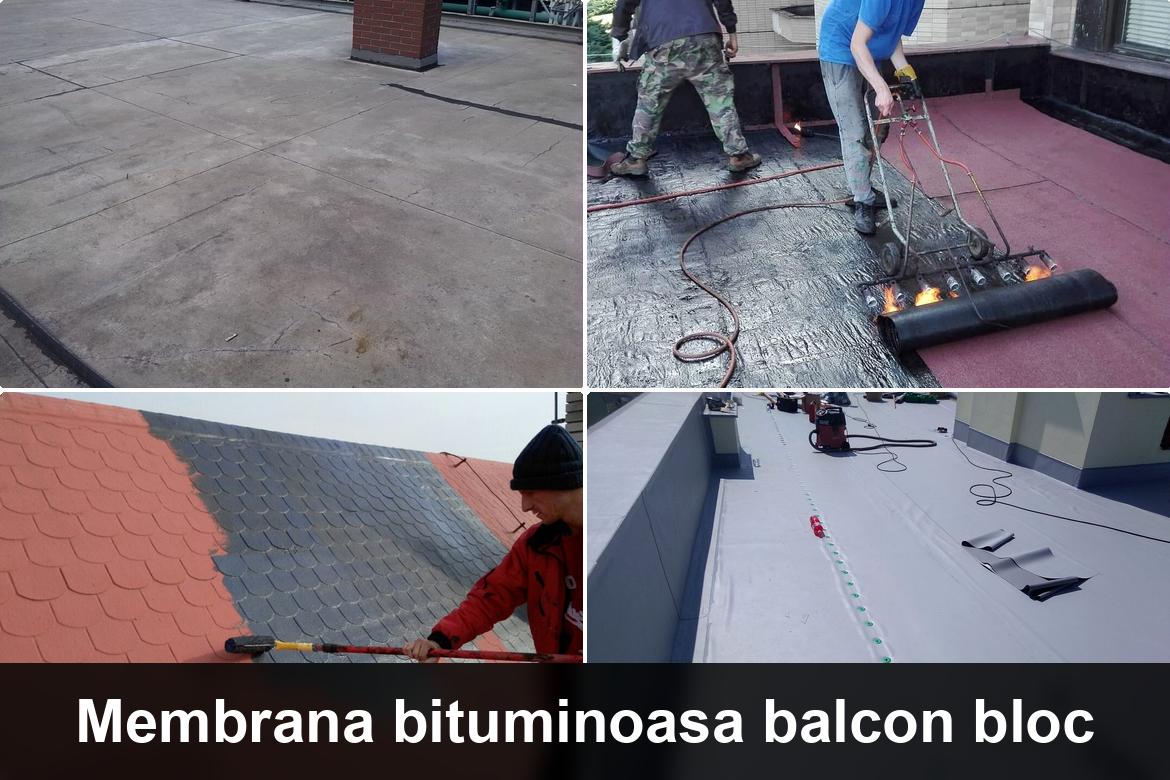 hidroizolatie terasa cu membrana bituminoasa