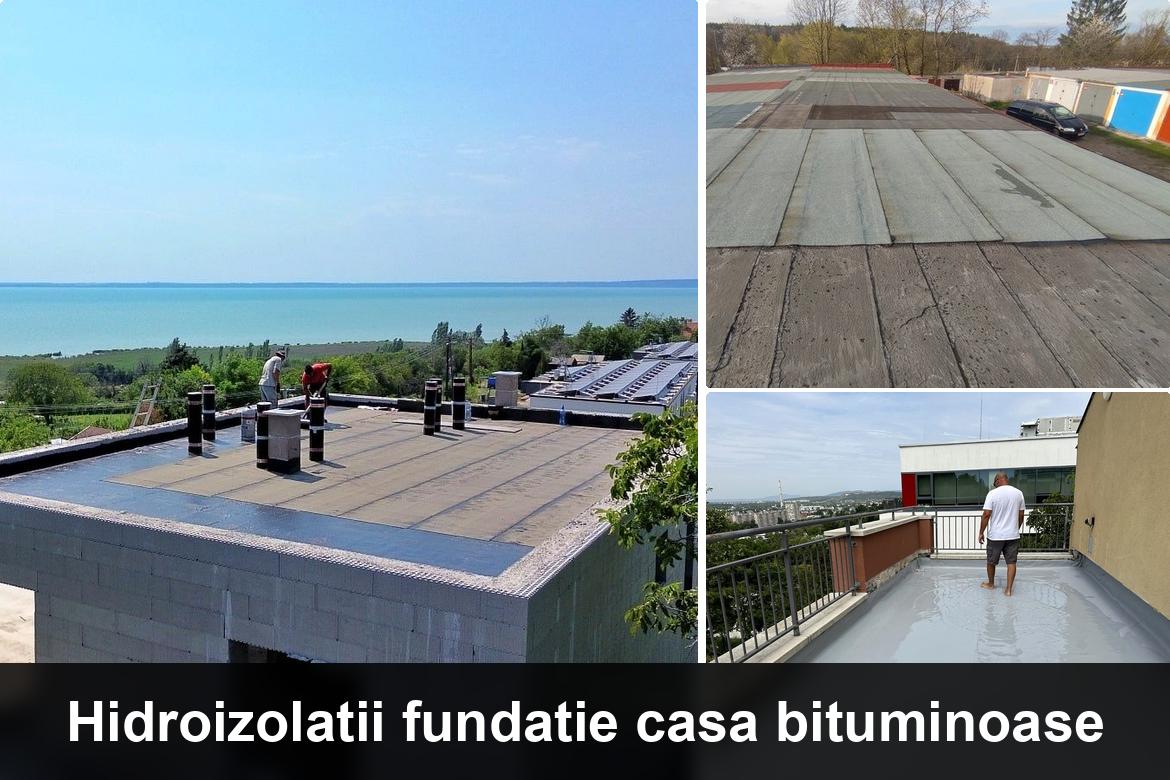 hidroizolatie terasa cu membrana bituminoasa
