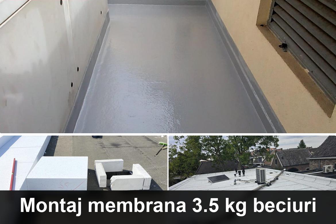 lucrare hidroizolatie terasa finalizata