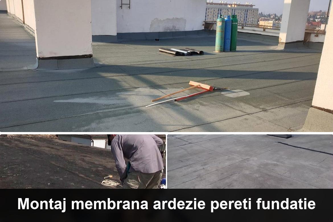 hidroizolatie terasa cu membrana bituminoasa