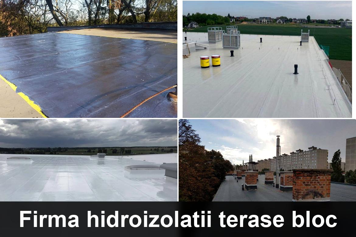 hidroizolatie terasa cu membrana bituminoasa