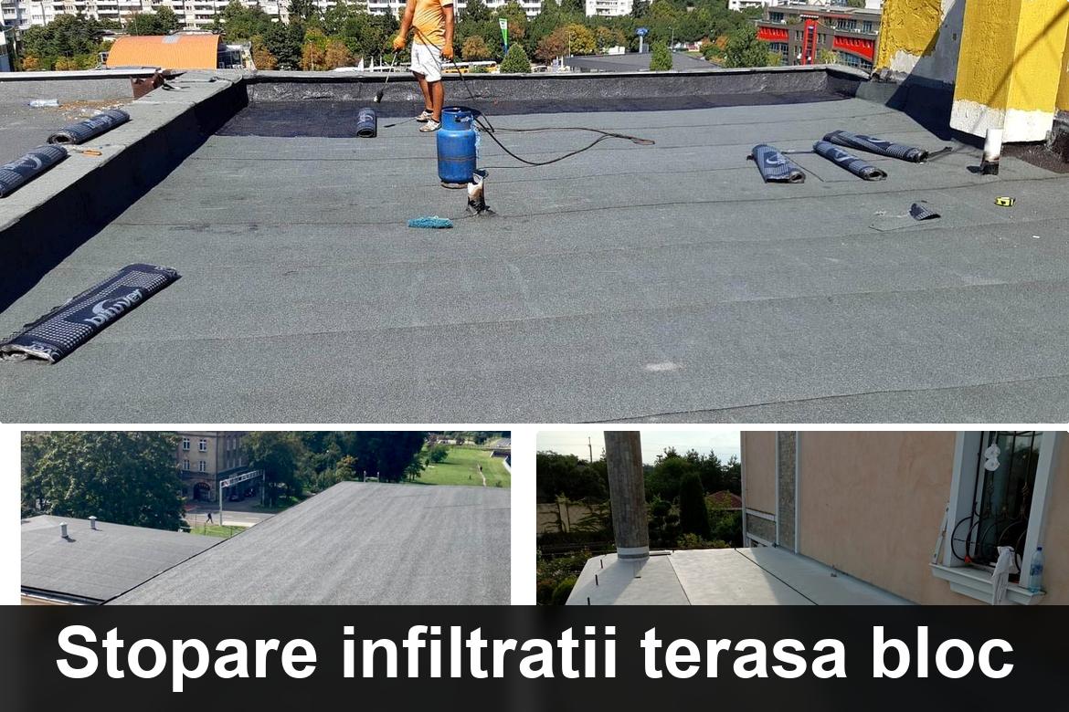 hidroizolatie terasa cu membrana bituminoasa