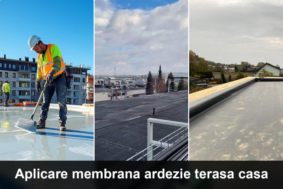 hidroizolatie terasa cu membrana bituminoasa