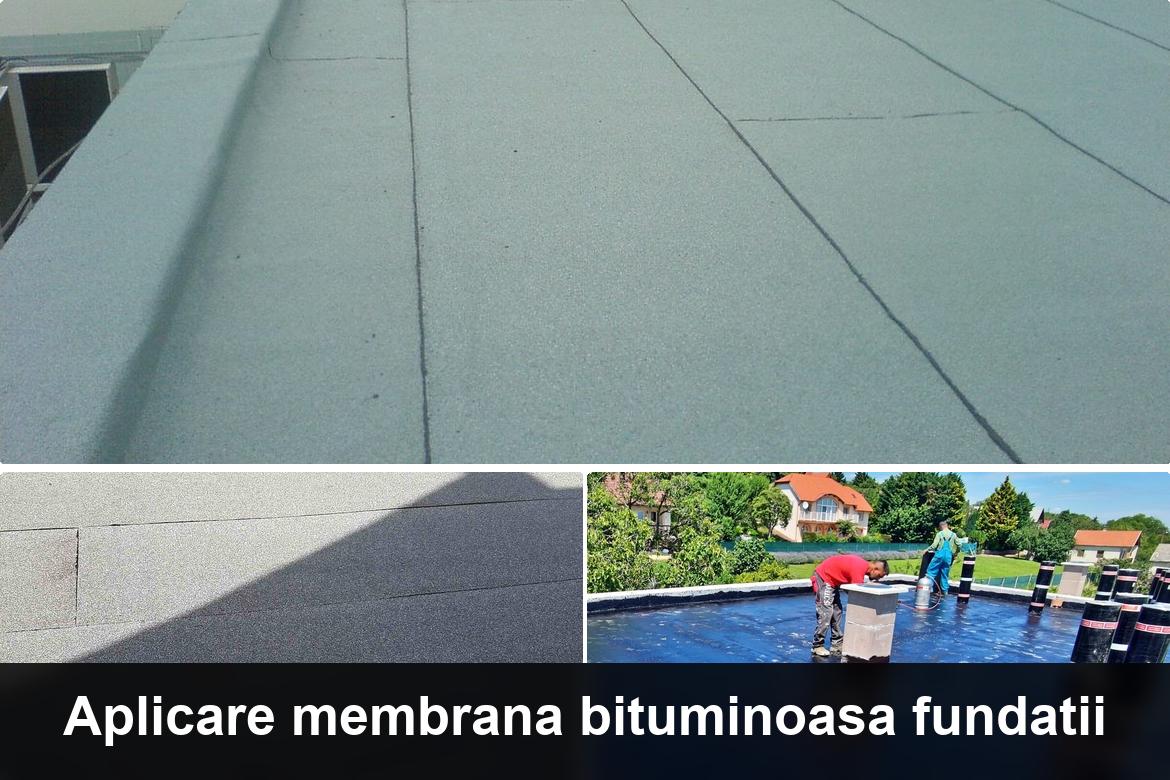 hidroizolatie terasa cu membrana bituminoasa