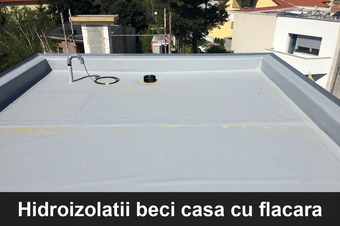 hidroizolatie terasa cu membrana bituminoasa