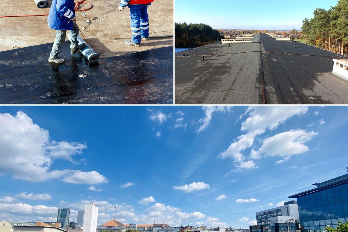 lucrare hidroizolatie terasa finalizata