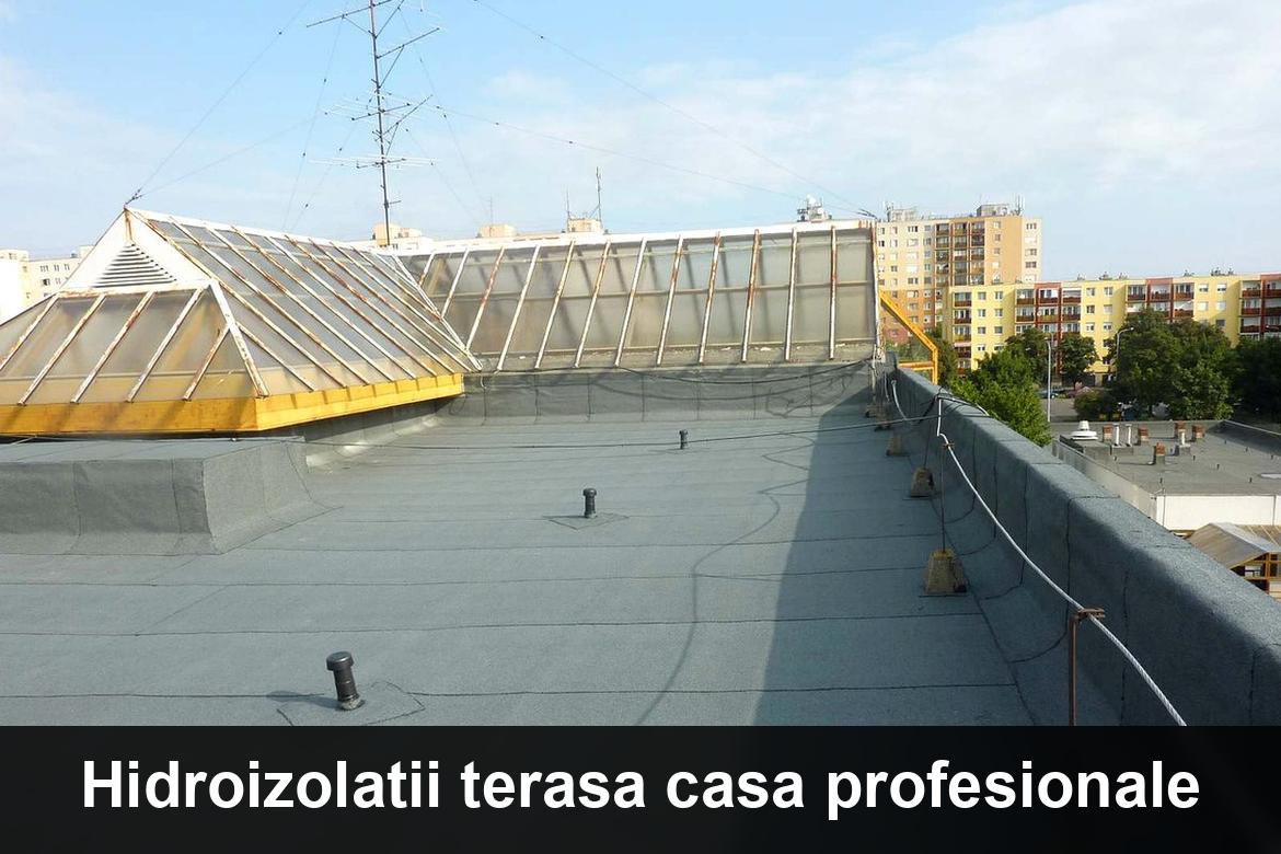 lucrare hidroizolatie terasa finalizata