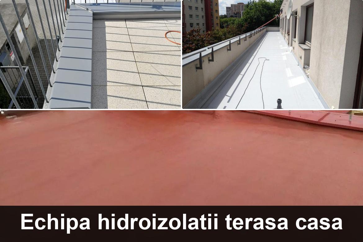 hidroizolatie terasa cu membrana bituminoasa