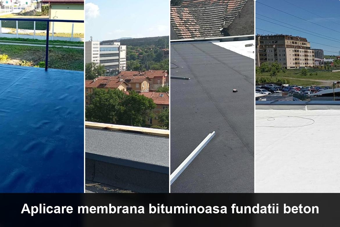 hidroizolatie terasa cu membrana bituminoasa