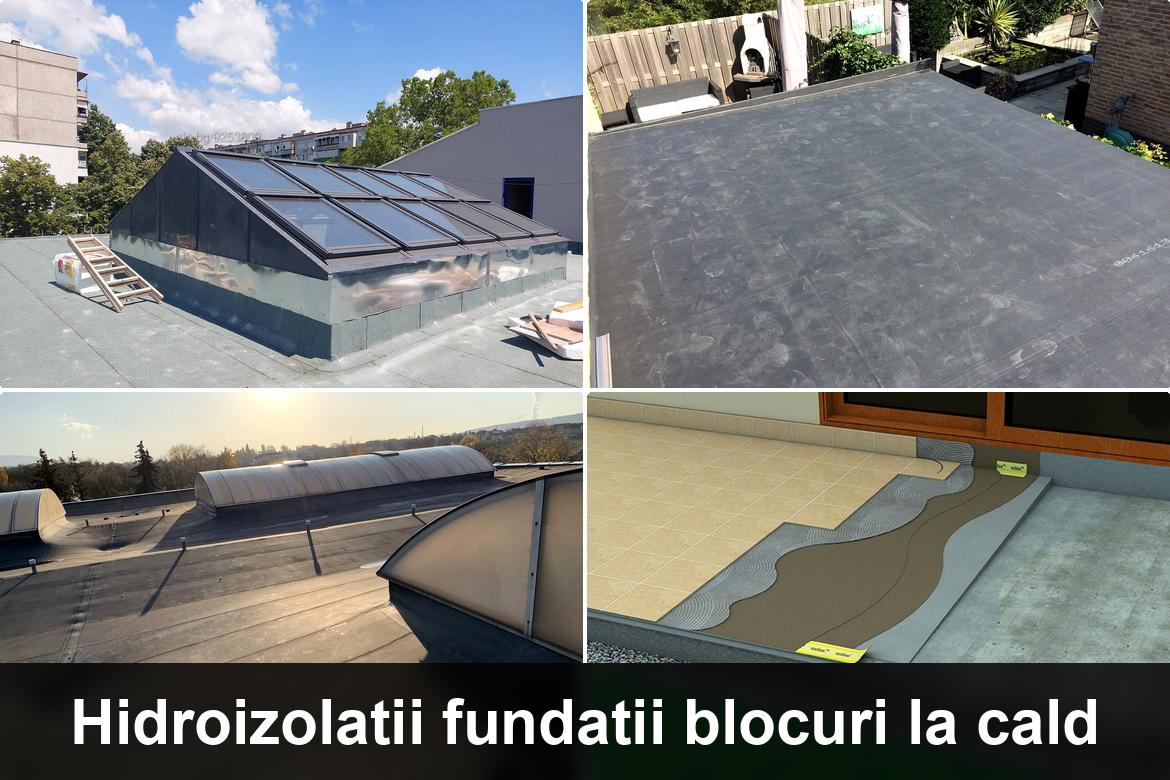 hidroizolatie terasa cu membrana bituminoasa