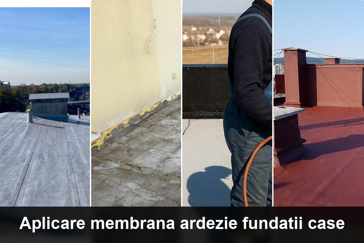 lucrare hidroizolatie terasa finalizata