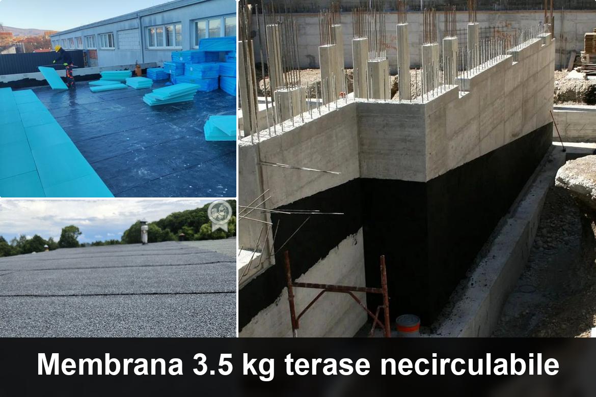 hidroizolatie terasa cu membrana bituminoasa