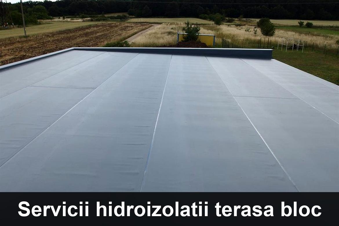 hidroizolatie terasa cu membrana bituminoasa