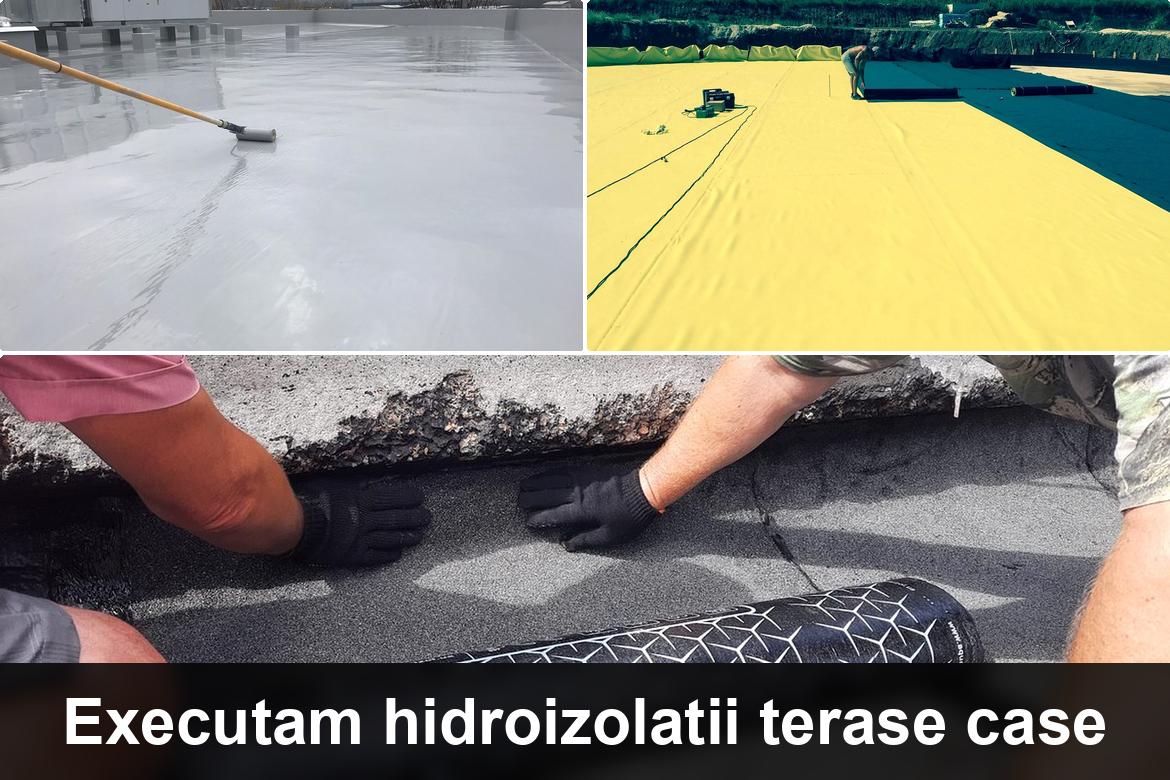 lucrare hidroizolatie terasa finalizata