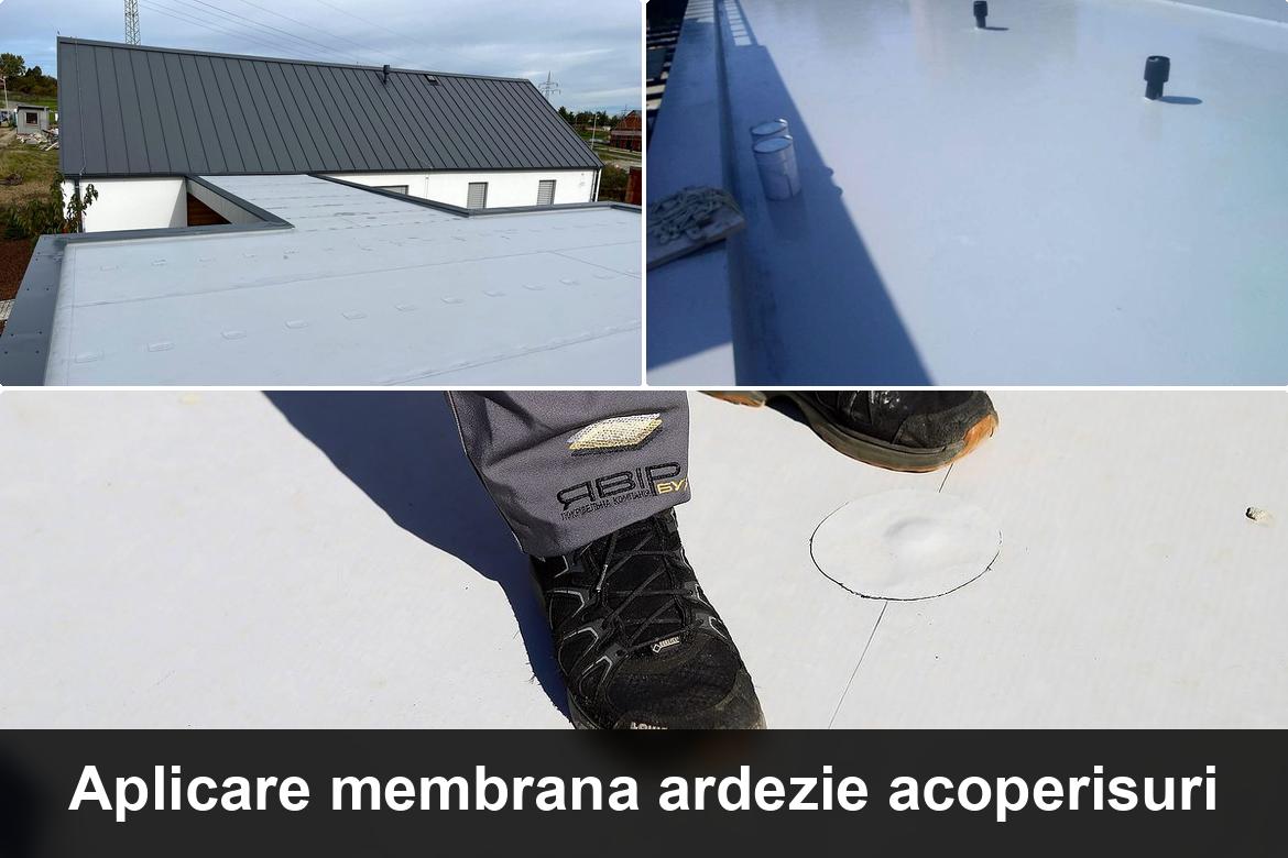 hidroizolatie terasa cu membrana bituminoasa