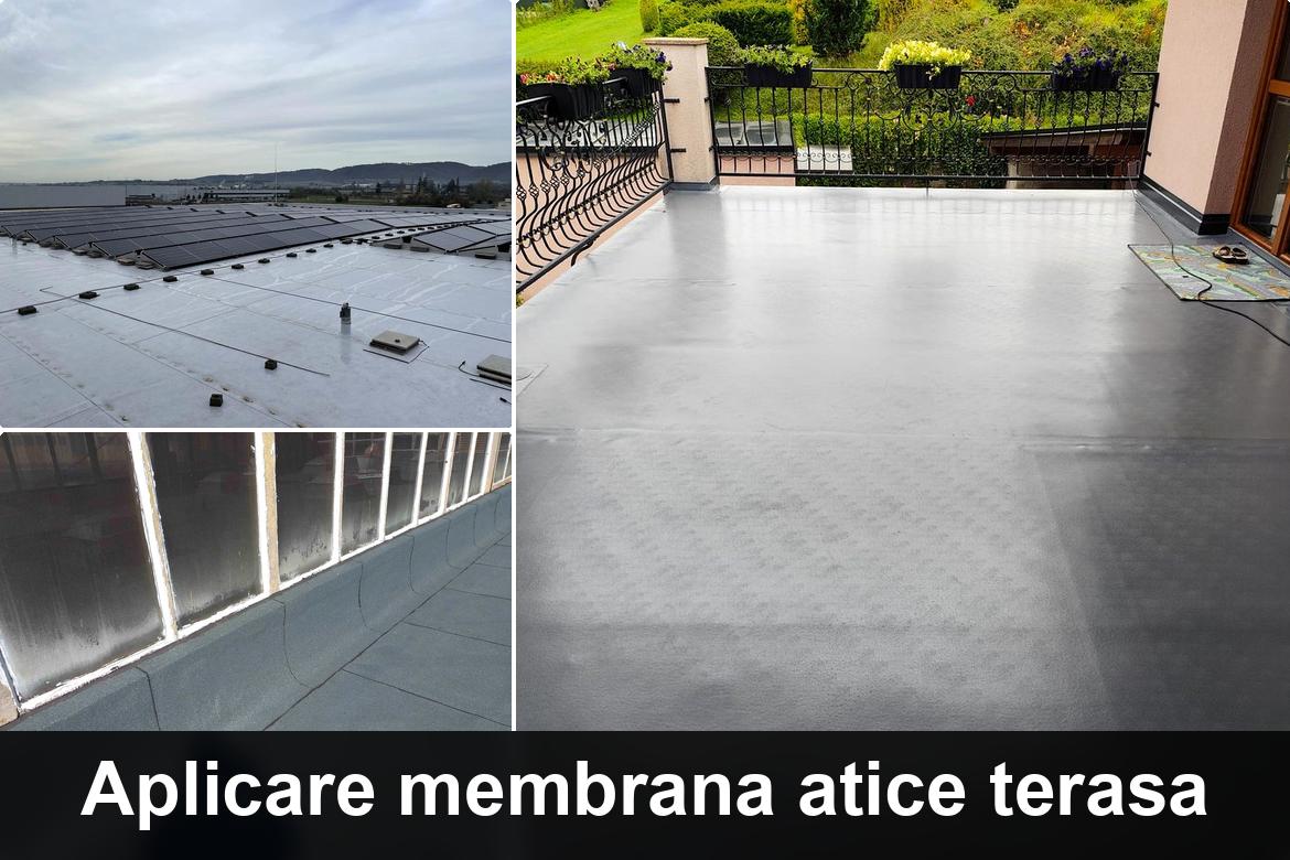 lucrare hidroizolatie terasa finalizata