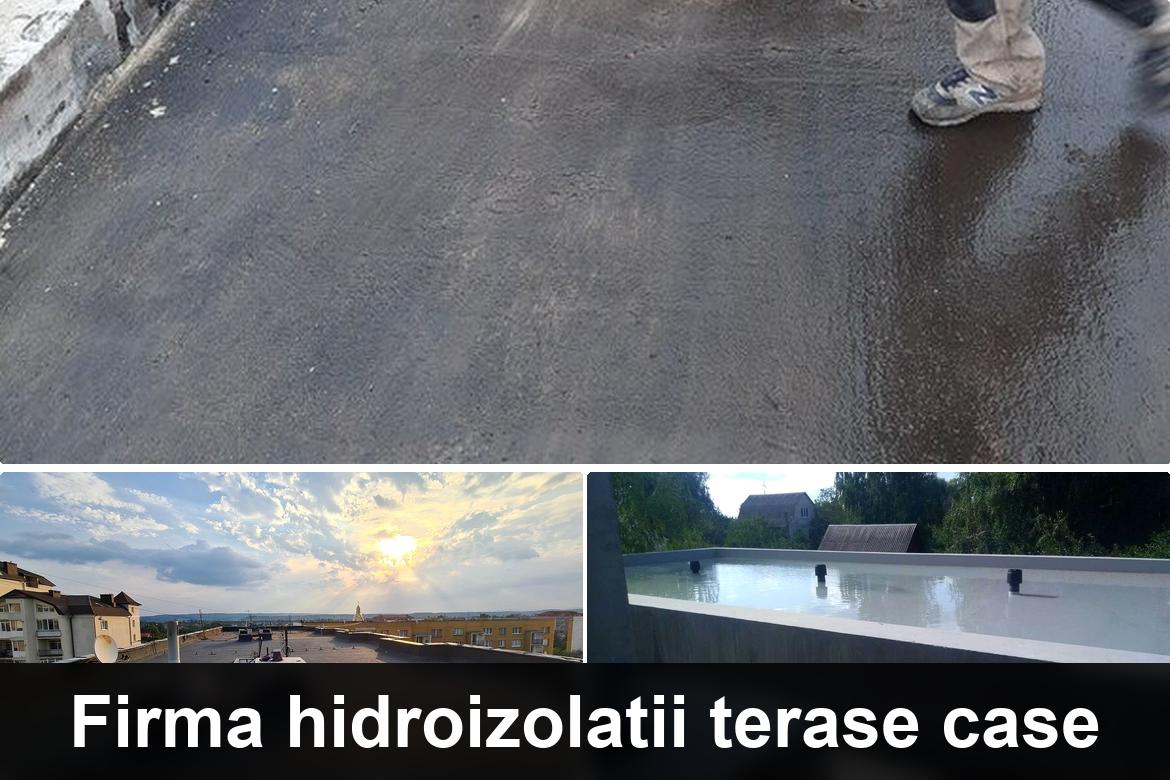 lucrare hidroizolatie terasa finalizata