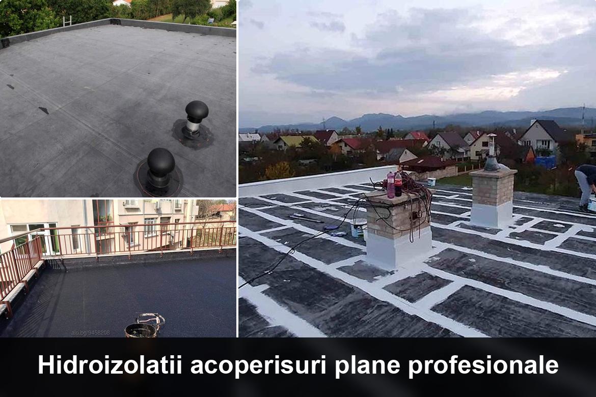 hidroizolatie terasa cu membrana bituminoasa