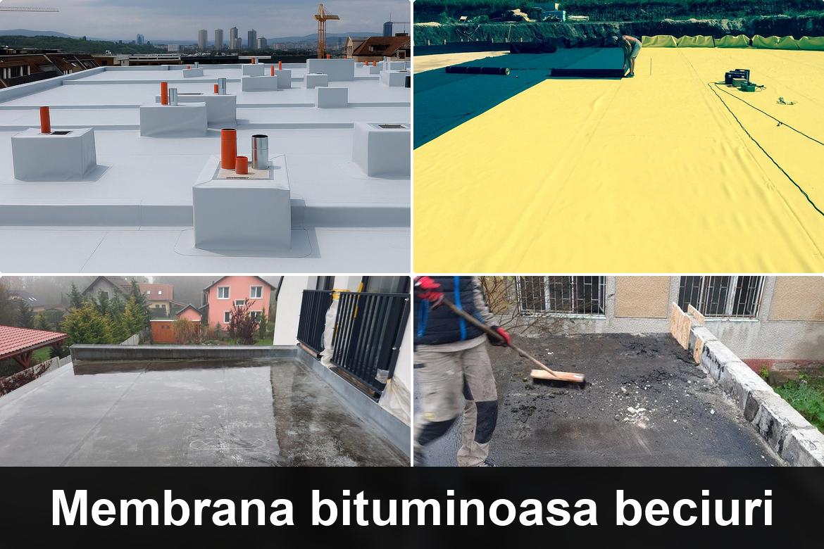 detaliu hidroizolatie terasa cu membrana bituminoasa