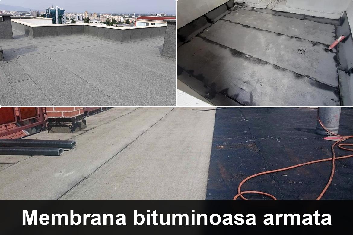 detaliu hidroizolatie terasa cu membrana bituminoasa