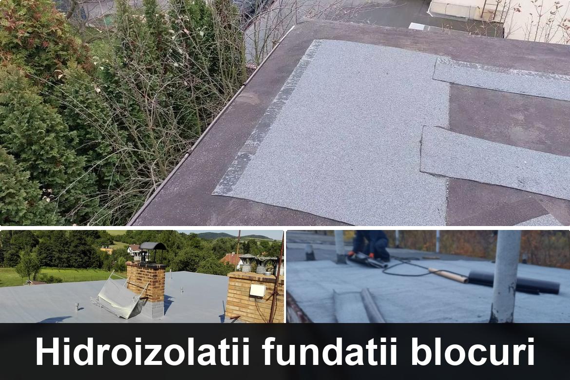 detaliu hidroizolatie terasa cu membrana bituminoasa