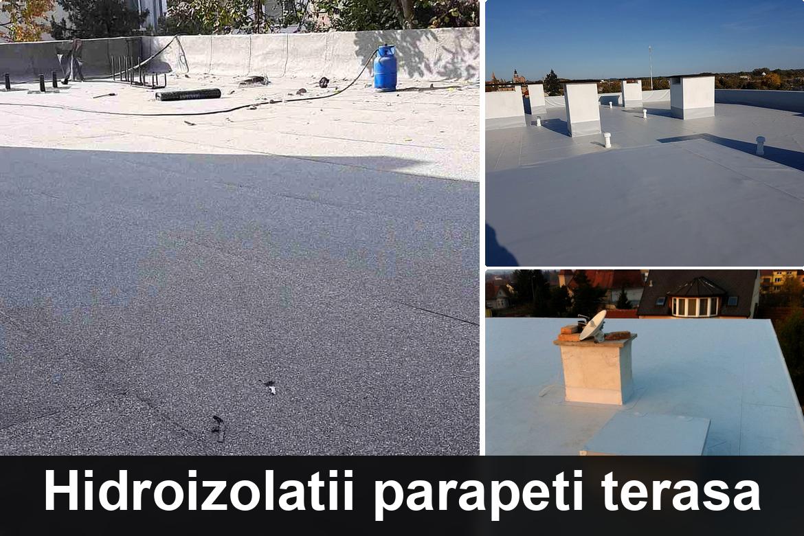 detaliu hidroizolatie terasa cu membrana bituminoasa