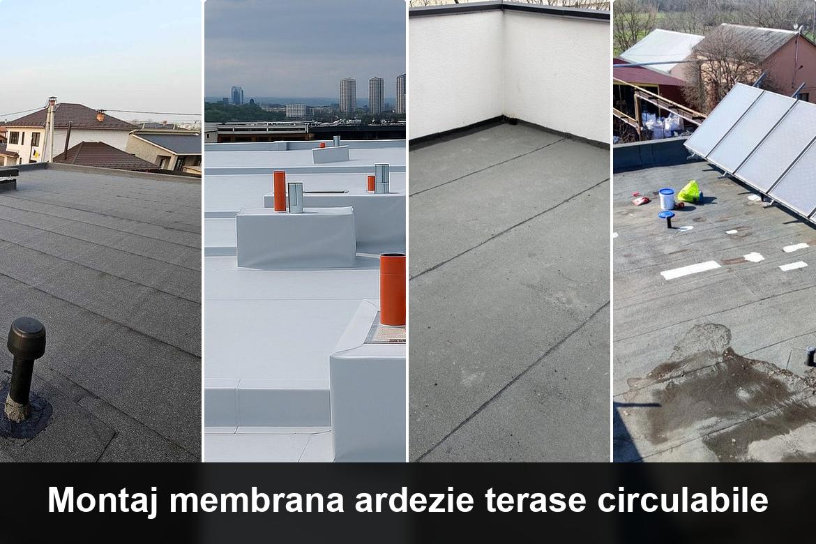 detaliu hidroizolatie terasa cu membrana bituminoasa