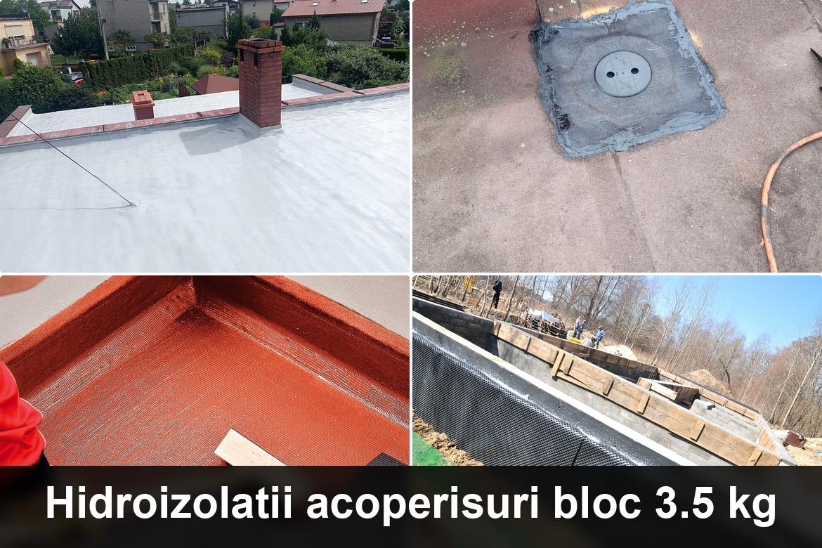 detaliu hidroizolatie terasa cu membrana bituminoasa