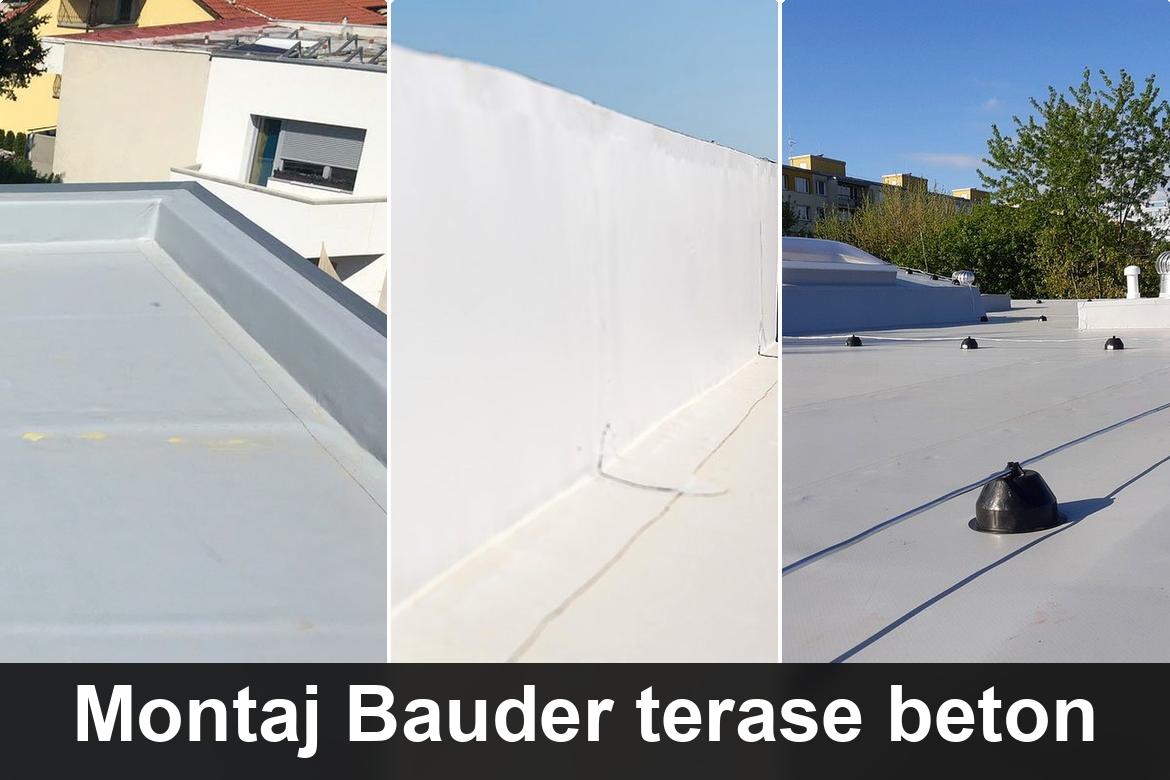 detaliu hidroizolatie terasa cu membrana bituminoasa