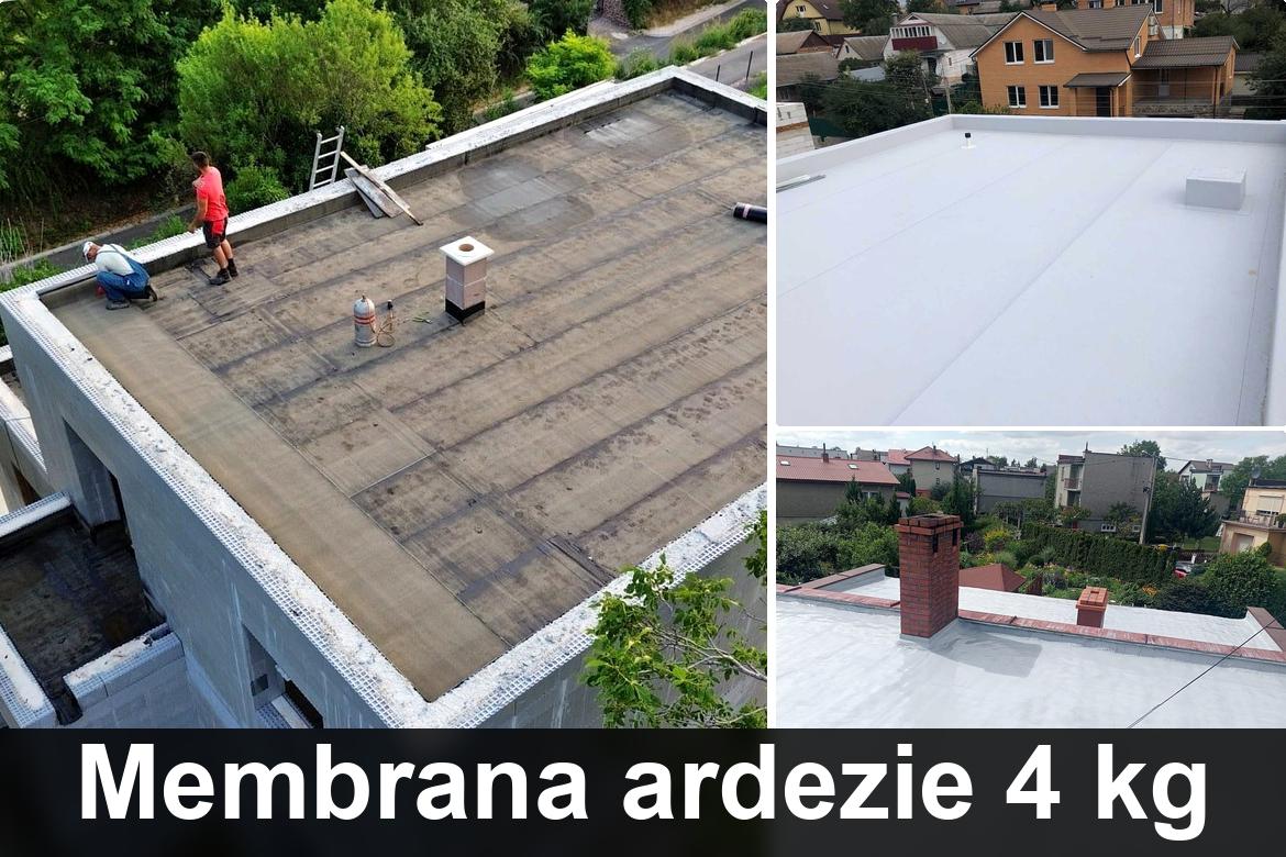 detaliu hidroizolatie terasa cu membrana bituminoasa