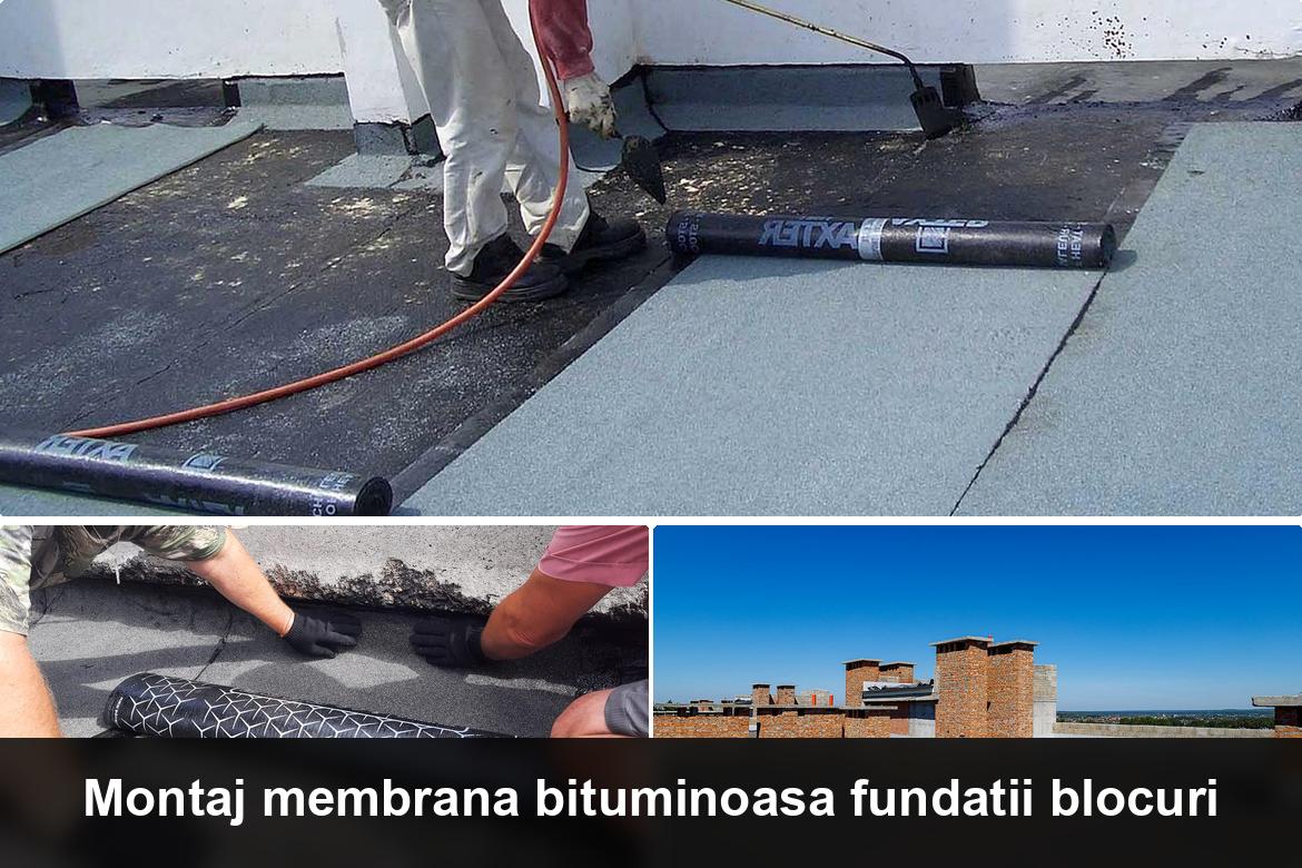 detaliu hidroizolatie terasa cu membrana bituminoasa