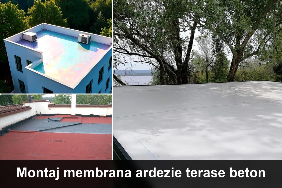 detaliu hidroizolatie terasa cu membrana bituminoasa